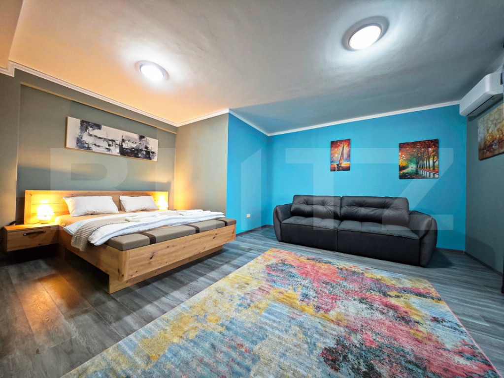 Oportunitate unică – Studio open space 44 mp + balcon –