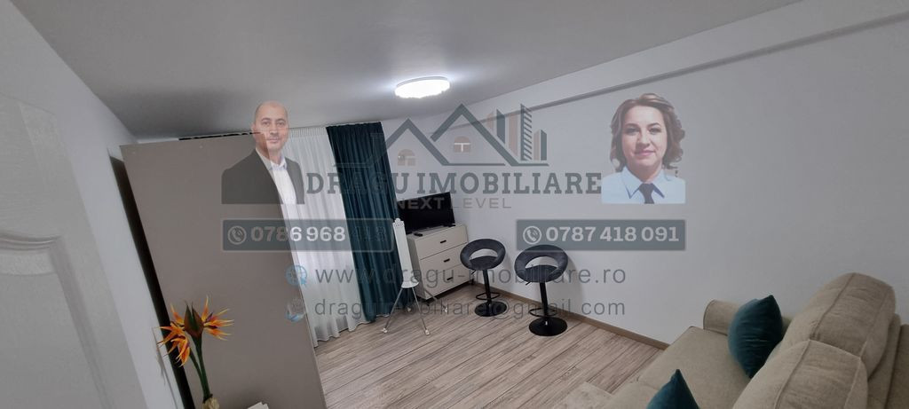 Garsonieră modernă, complet utilată, etaj 1