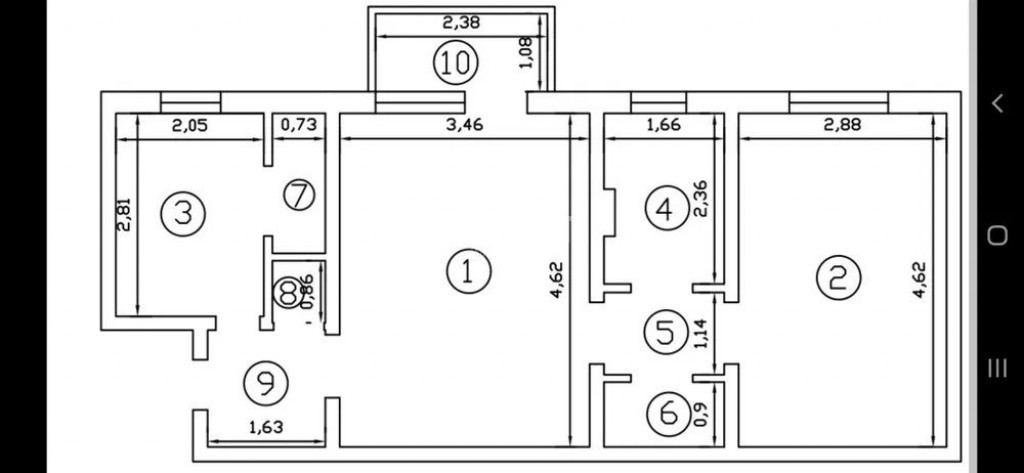 Apartament 2 camere-Podu Ros-Palas Mall-etaj intermediar-blo
