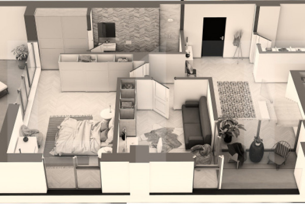 Penthouse de lux, 221 mp, vedere panoramica - zona centrala