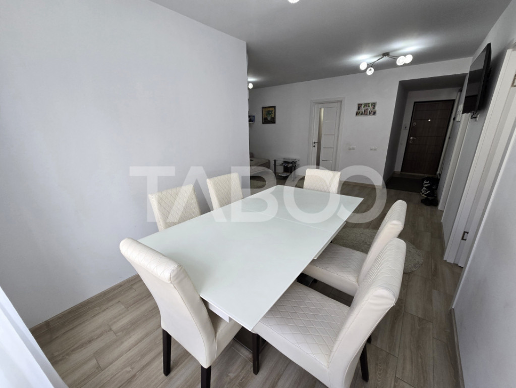 Apartament decomandat 66 utili 3 camere pivnita Turnisor Sib