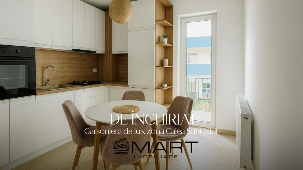 Garsoniera moderna pe Calea Surii Mici