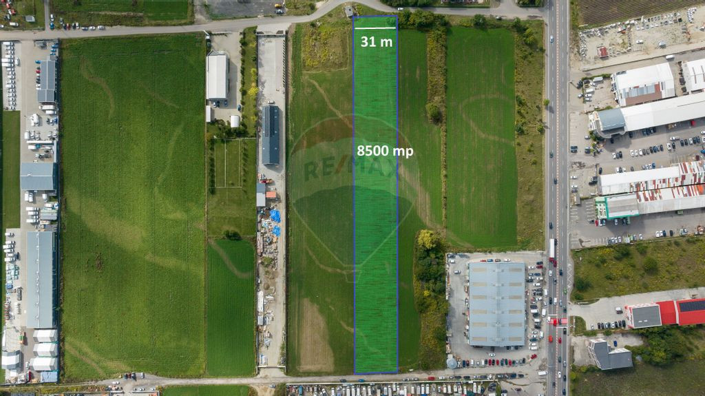 De vânzare – Teren industrial 8.500 mp, Grivitei/Calea...