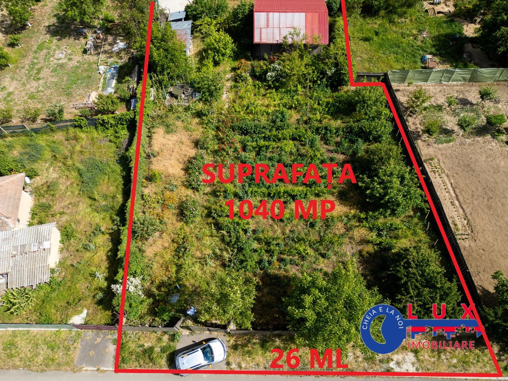 ID 7840 Teren intravilan de 1040 mp în Comuna Somova