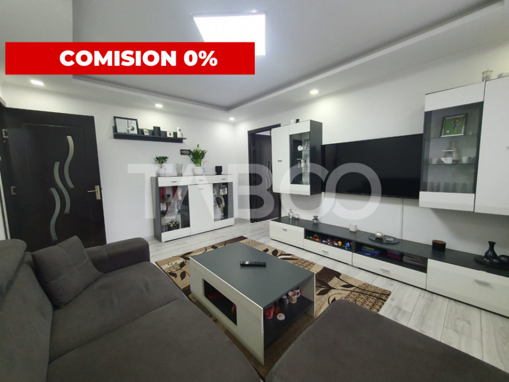 Apartament 3 camere semidecomandat 78 mp utili renovat compl