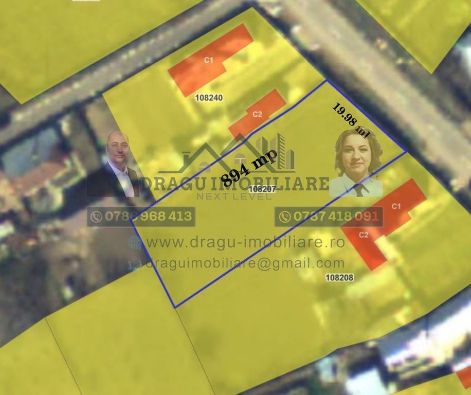 Teren de vânzare – Cosmesti Deal, zona Stadionului, ju...