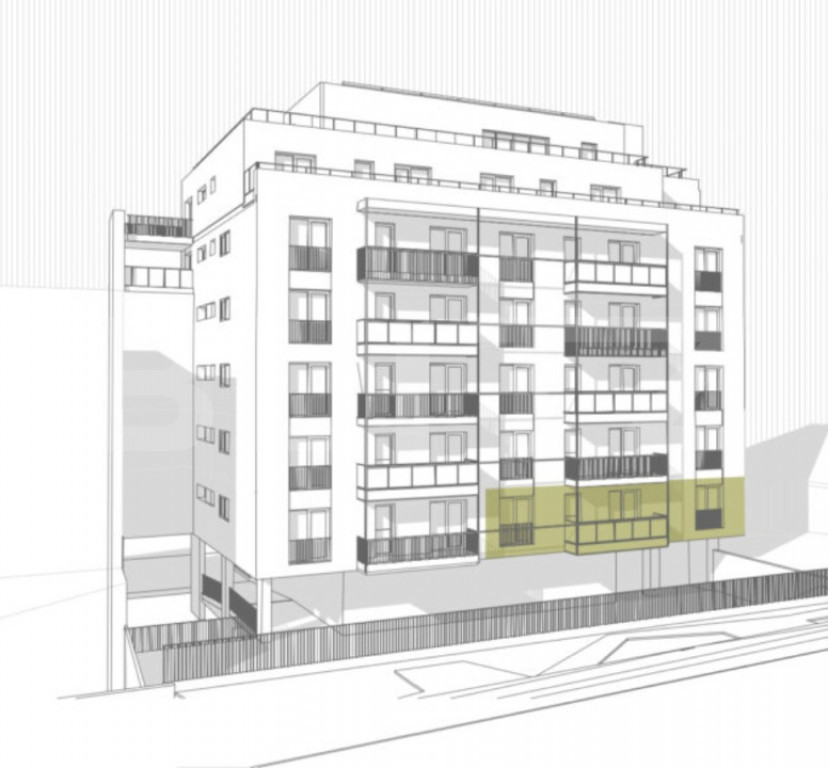 Apartament 1 camera, 41 mp, bucatarie inchisa, zona Dorobant