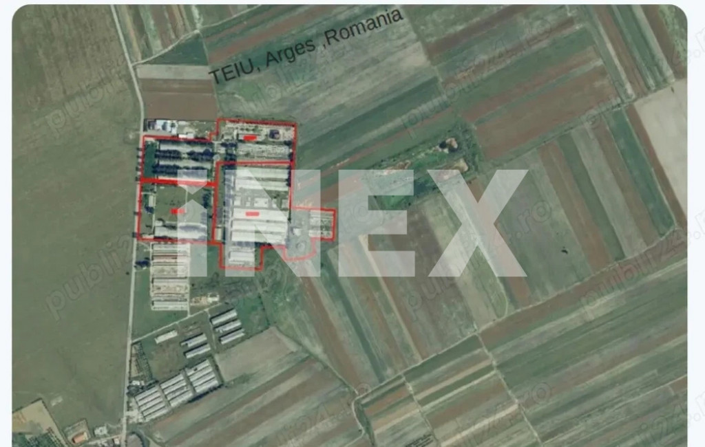 Teren industrial intravilan – 12 ha – toate utilitățil