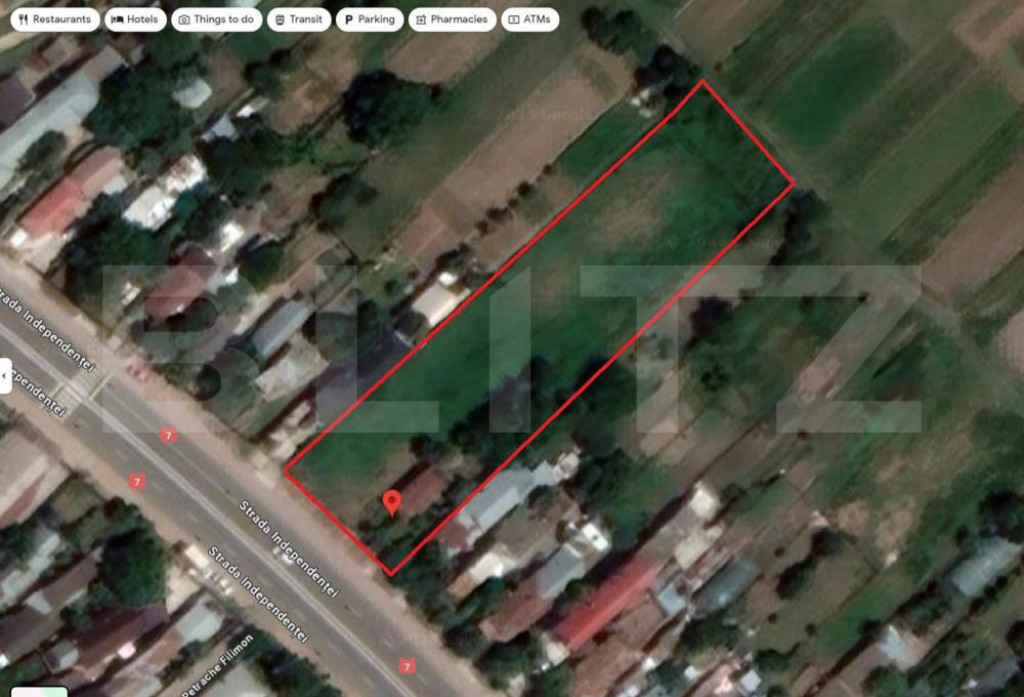 Inchiriez teren la strada principala DN7- Tartasesti, Dambov