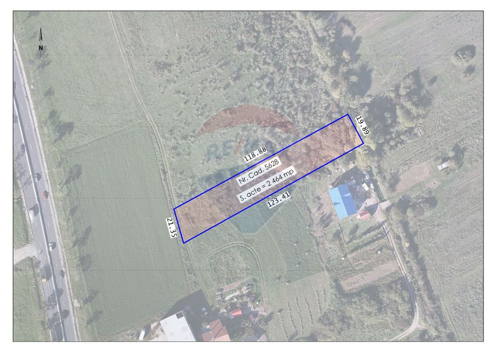 Teren 2464 mp proximitate cartier Nufărul, Oradea, de v?...