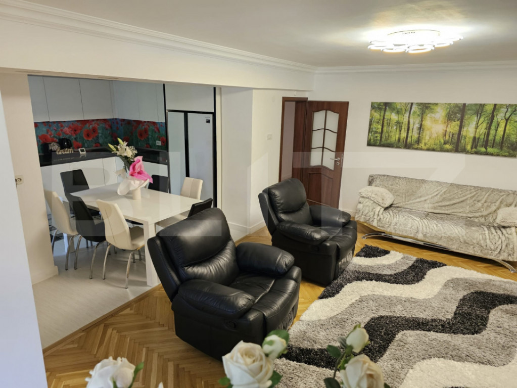 Apartament de 4 camere, 130 mp, centrala termica, zona cated