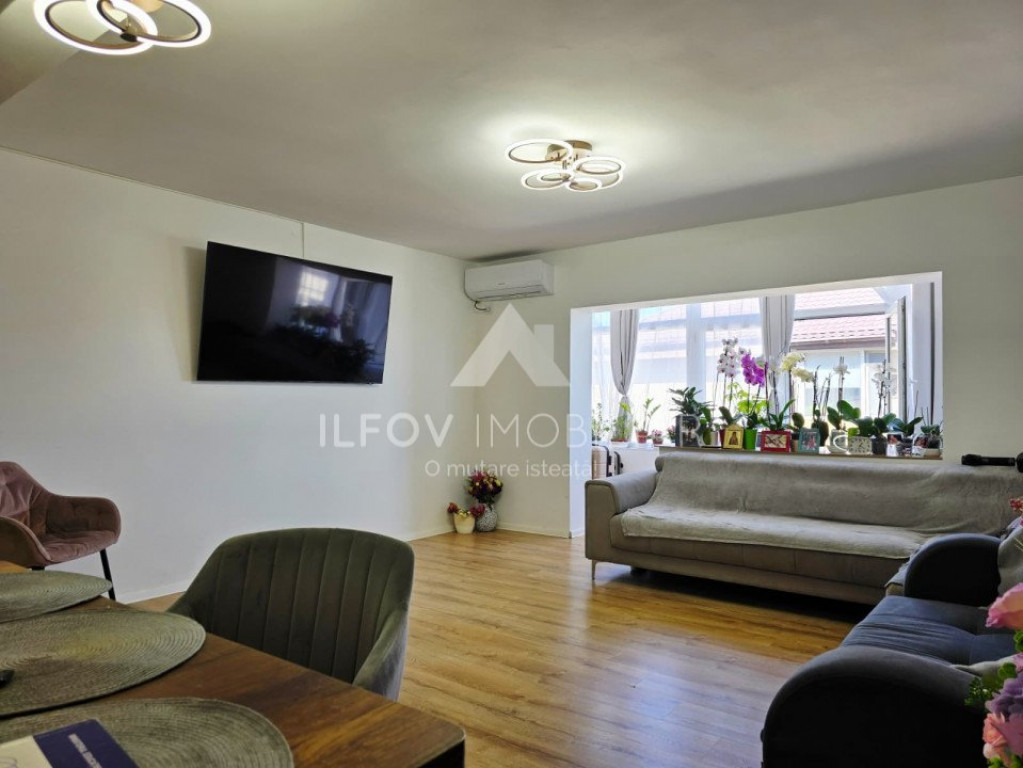 Apartament 3 camere Otopeni 90.mp, ultracentral, renovat, ce
