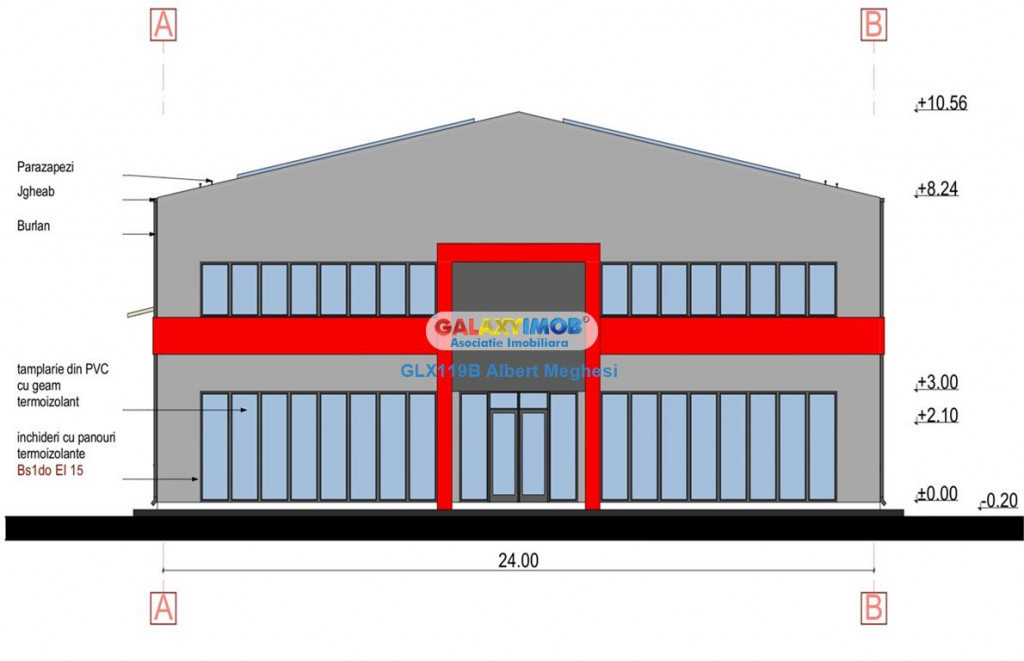 Hala 550 mp deschidere DN3 centura A0