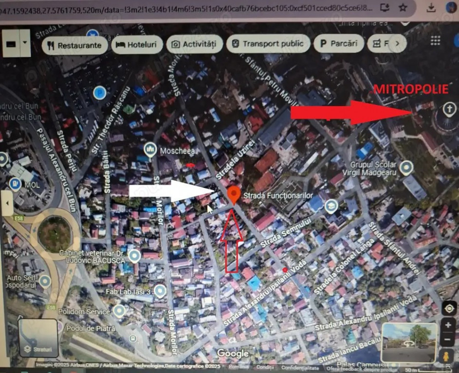 DE Vanzare - CASĂ PE pămant - , ZONĂ ULTRACENTRALĂ ( MitropoLIEI