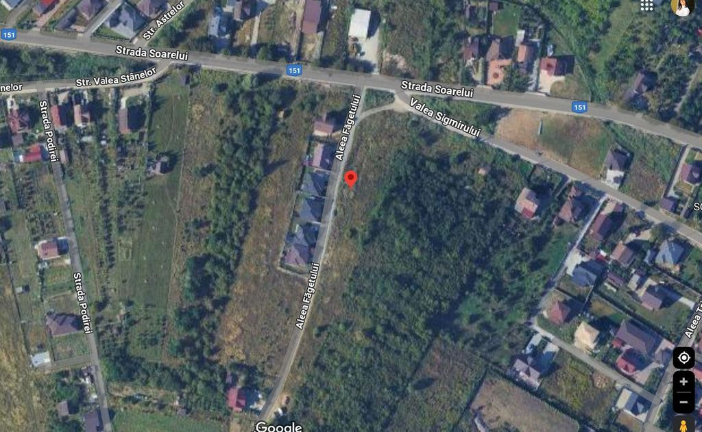 Teren intravilan - Aleea Fagetului - 680 mp + 87 mp drum ...