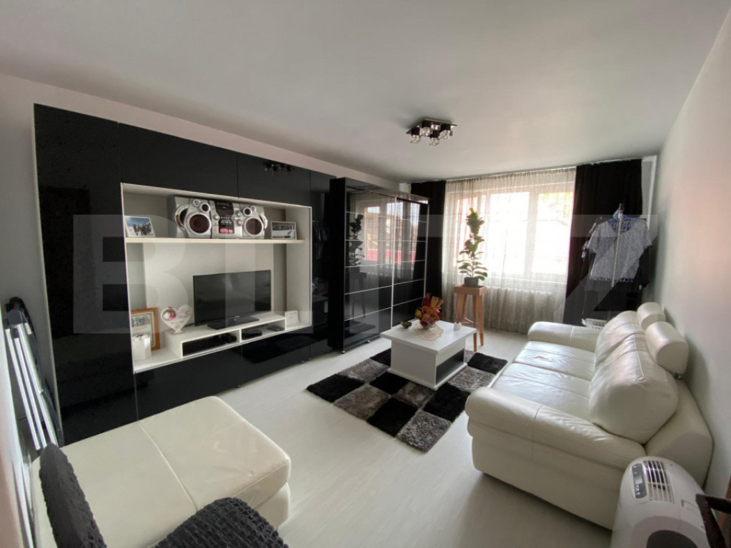 Apartament 2 camere cochet, renovat, etaj 2 – Beclean, zon