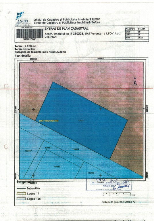 Teren INTRAVILAN Pipera / Voluntari