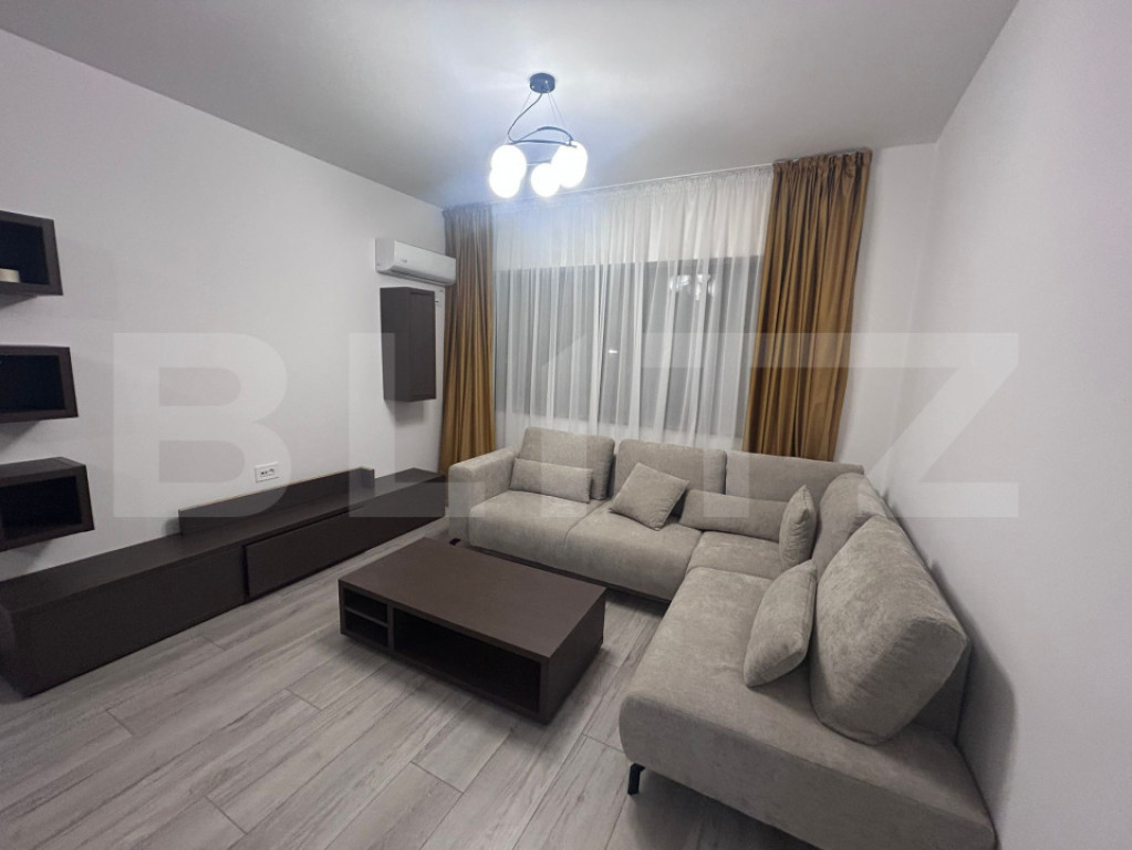 Apartament cu 2 camere, prima inchiriere, bloc nou, Brazda l