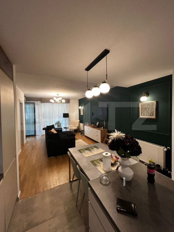 Apartament cu 3 camere + terasă 50 mp + garaj, modern, fini