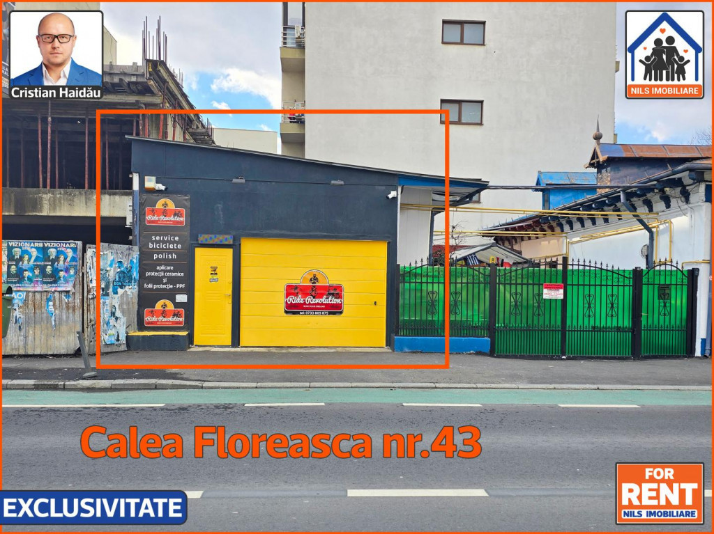 Spatiu comercial / atelier / birou | 44mp | Calea Floreasca