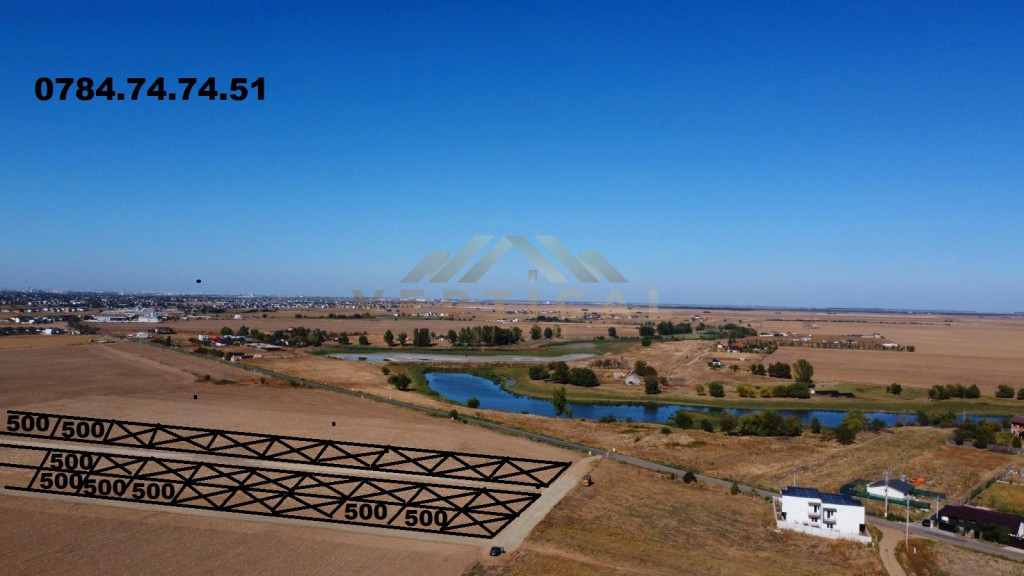 Teren in RATE pentru investitie - comuna Berceni