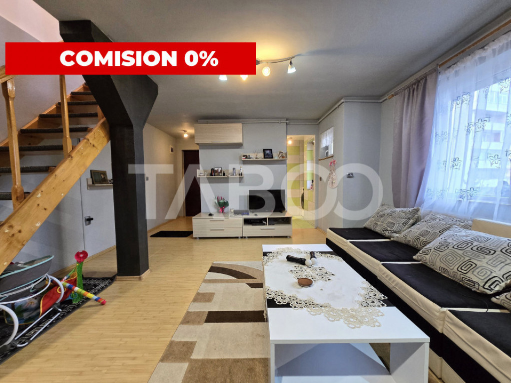 Apartament 3 camere 2 bai mobilat Mihai Viteazu Sibiu comisi