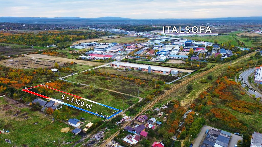 TEREN cuprins in PUZ- zona Fan Curier Baia Mare