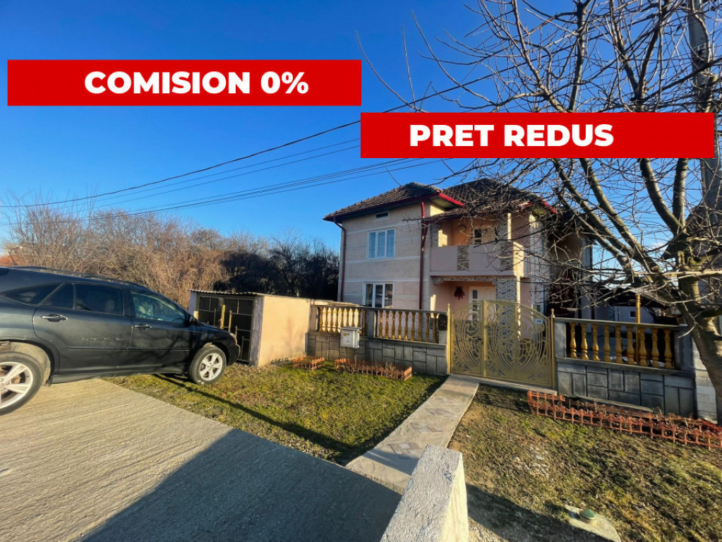 Casă P+M - la strada principală - Drăguțești