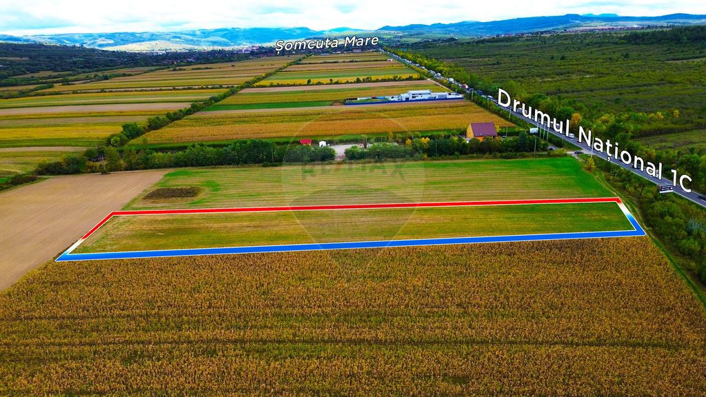 DE VÂNZARE – Teren intravilan la Drum European, Șomcu...
