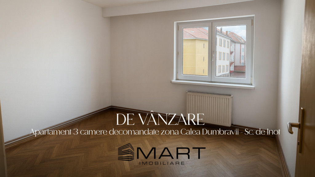 Apartament decomandat 3 camere cu pivnita | Calea Dumbravii