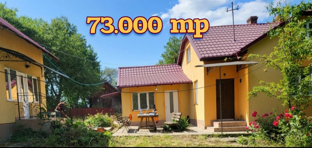 CASA 6 camere cu TEREN 7.3 HECTARE Zvoristea, Suceava