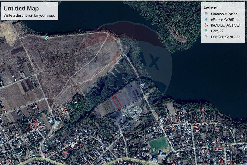 Teren de vânzare cu deschidere la lac – 2136 mp | Gră...