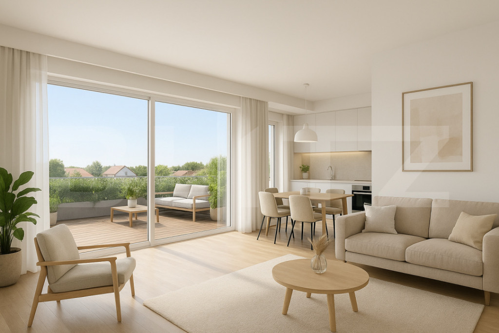 Penthouse de vanzare cu 3 camere, cu terasa panoramica, zona