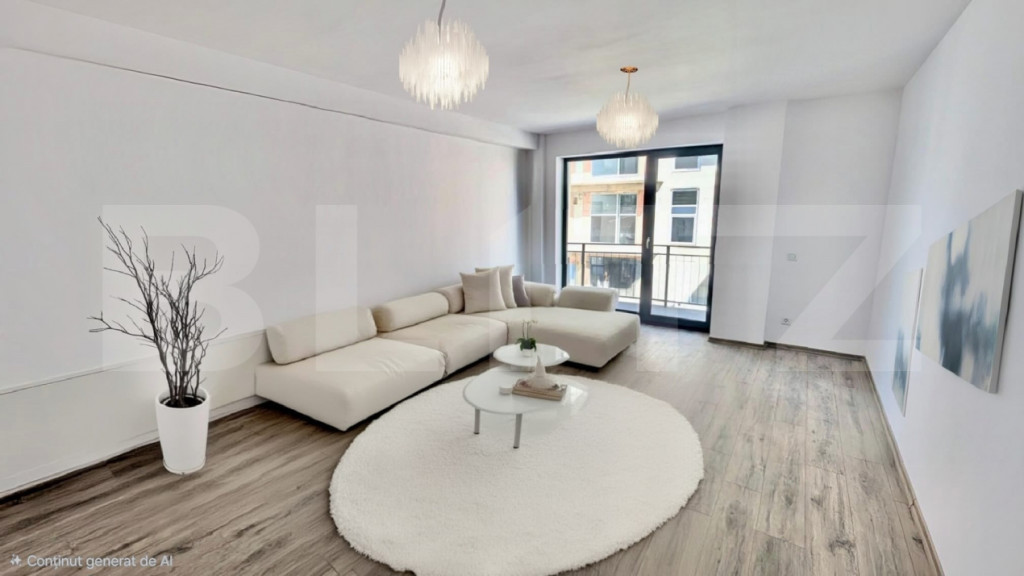 Apartament cu 2 camere, etaj 1, bloc nou, cu garaj subteran