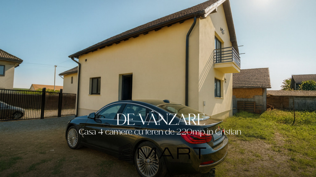 Casă individuală mobilată elegant, 4 camere, 2 băi, gră