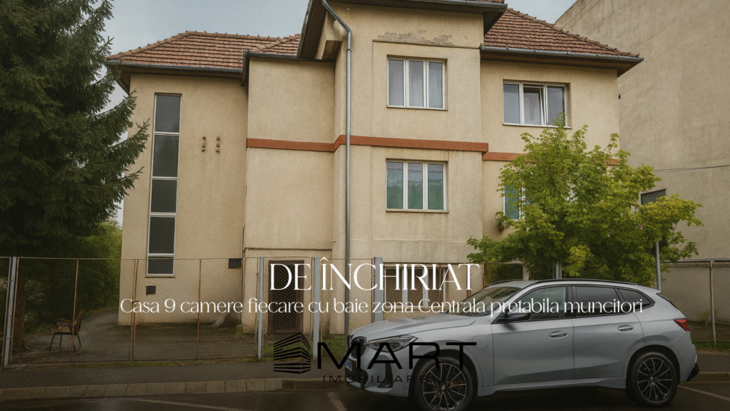 Casă cu 9 camere fiecare cu baie proprie