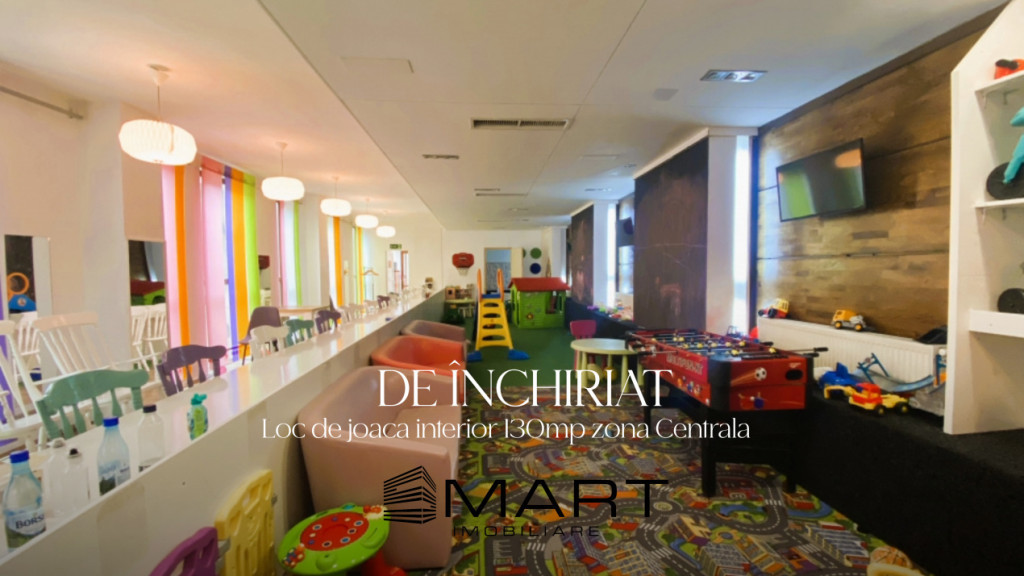 Spațiu de joacă interior + zonă de socializare pentru pă