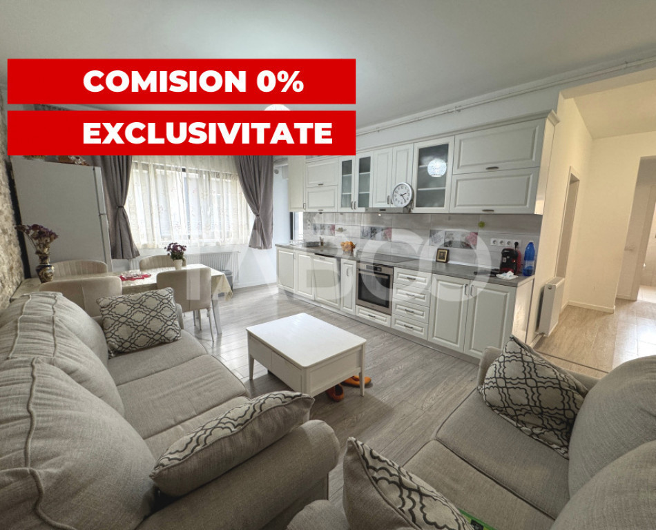 COMISION 0- Apartament decomandat 3 camere balcon etaj 1 Arh