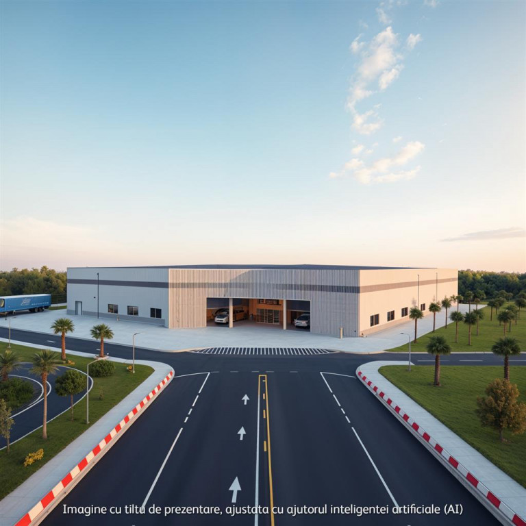 Teren industrial de inchiriat pentru parcare langa Centura