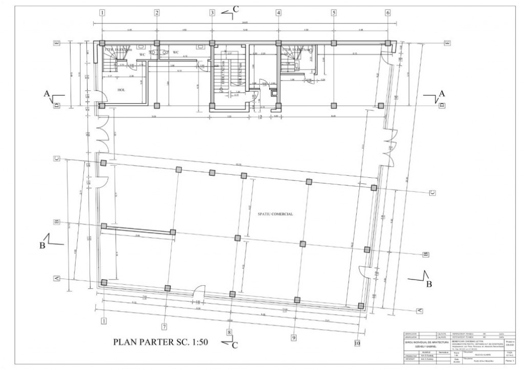 Spațiu de închiriat, 500 mp, zonă Fabric