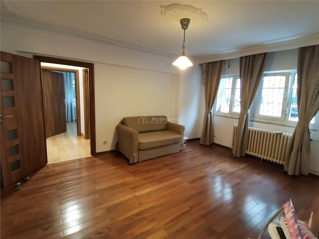 Dorobanti, apartament 2 camere parter bloc 1982