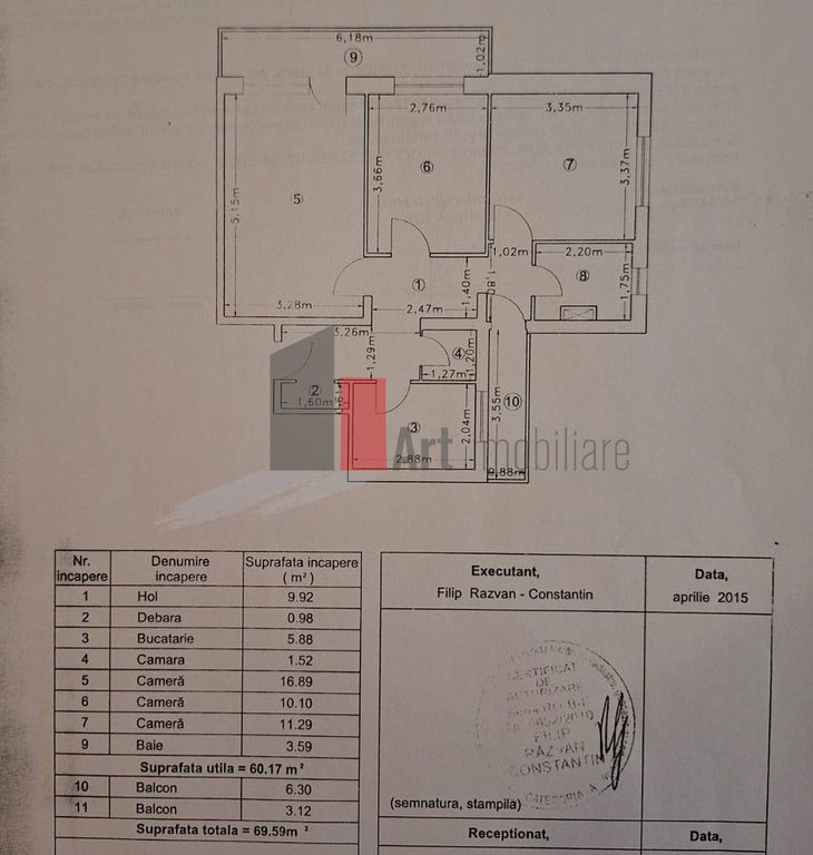 Apartament 3 camere Drumul Taberei langa metro Valea Ialo...