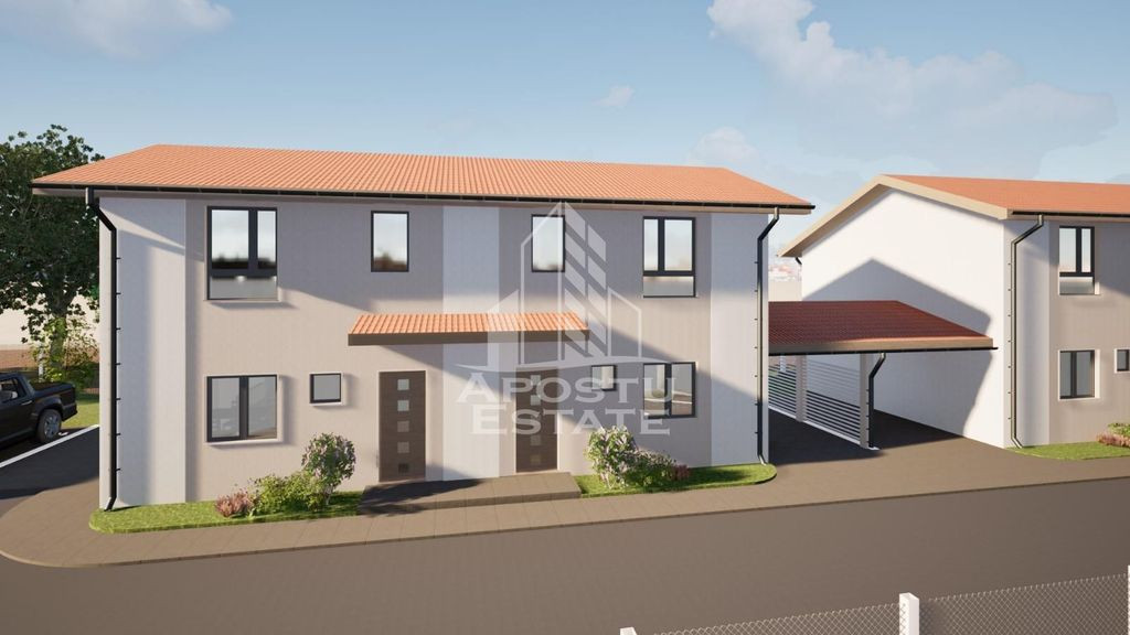 Duplex cu 3 camere, carport, la asfalt in Chisoda