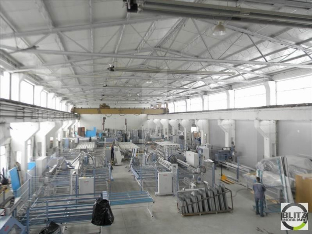 Spatiu cu 850 mp utili si 2500 mp teren! Pod rulant cu o cap