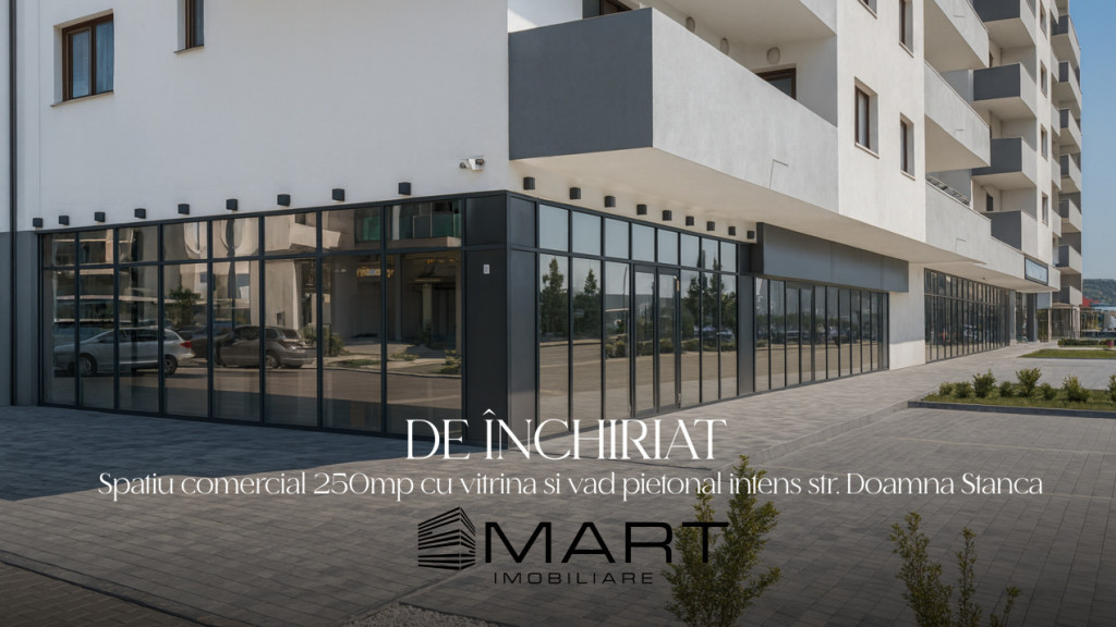 Spatiu comercial 180mp zona Doamna Stanca Sibiu