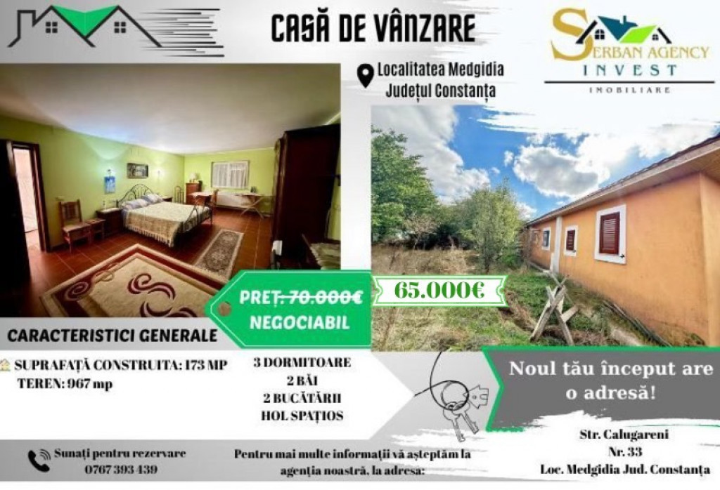 Casă de vânzare – Valea Dacilor