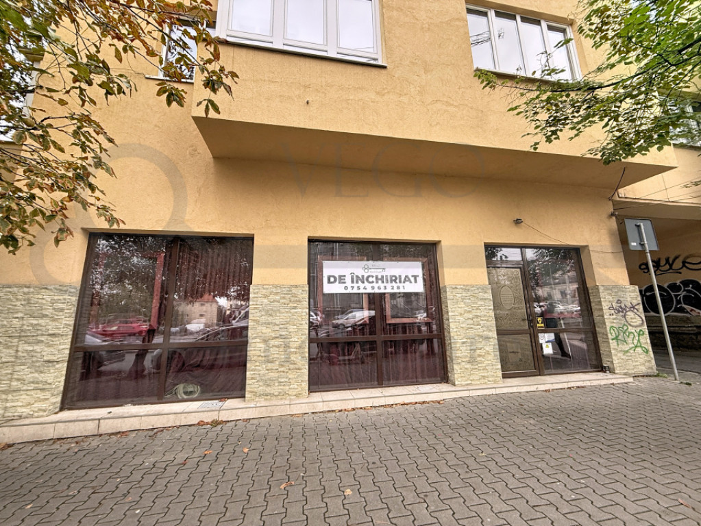 Spațiu cu acces stradal si vitrina, 95 mp, zona Pta Cipariu