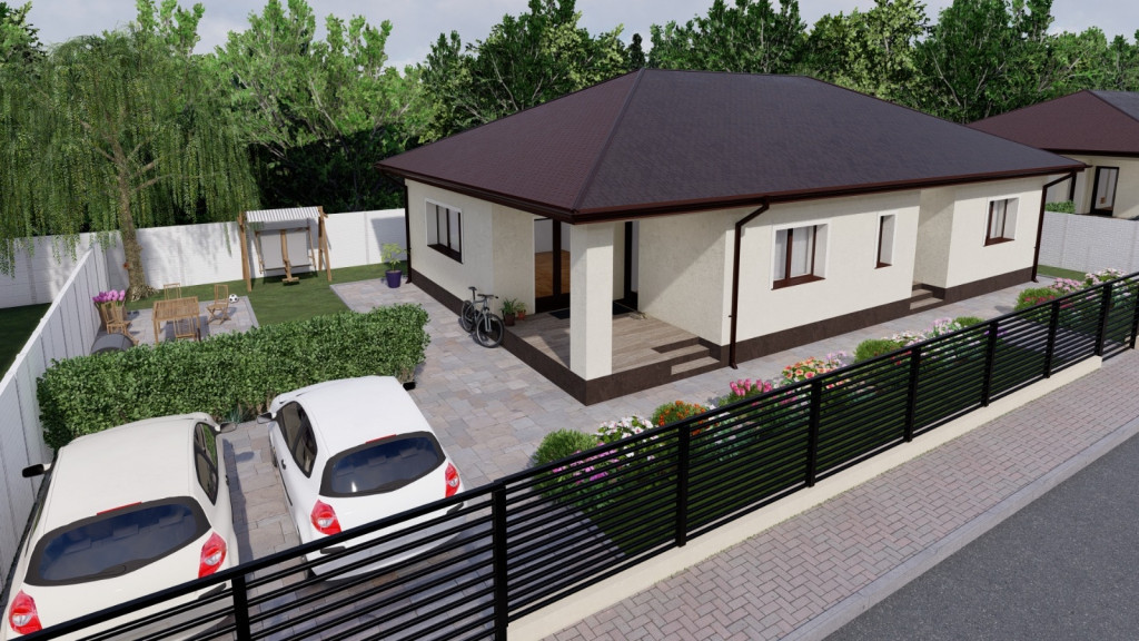 Casa Domnesti | Teren 400 mp | 120 mp utili |