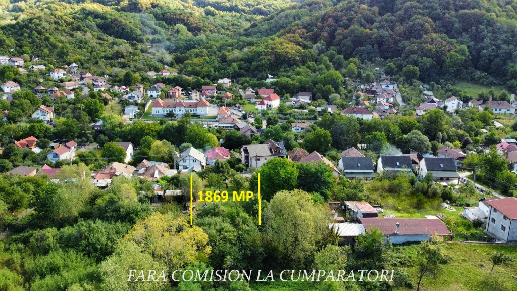 TEREN 1869 MP, CADRU NATURAL SUPERB, TOATE UTILITATILE