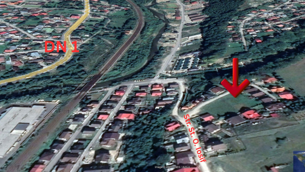 Teren intravilan Poiana Tapului. Tripla deschidere. Vedere l